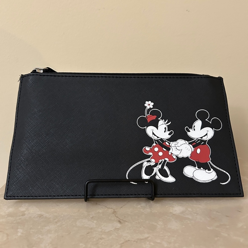 Mickey and Minnie Mouse Wristlet EUC